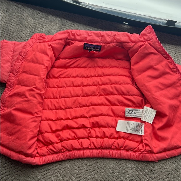 Patagonia Baby Pink Down Sweater Coat Puffer Jacket 3T - Picture 10 of 11